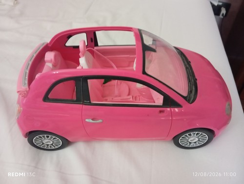 Barbie auto rosa fiat 500 - auto,